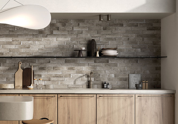 Bellagio - Pintado Collection - 2" x 10" Porcelain Subway Tile - Jovana wall installation