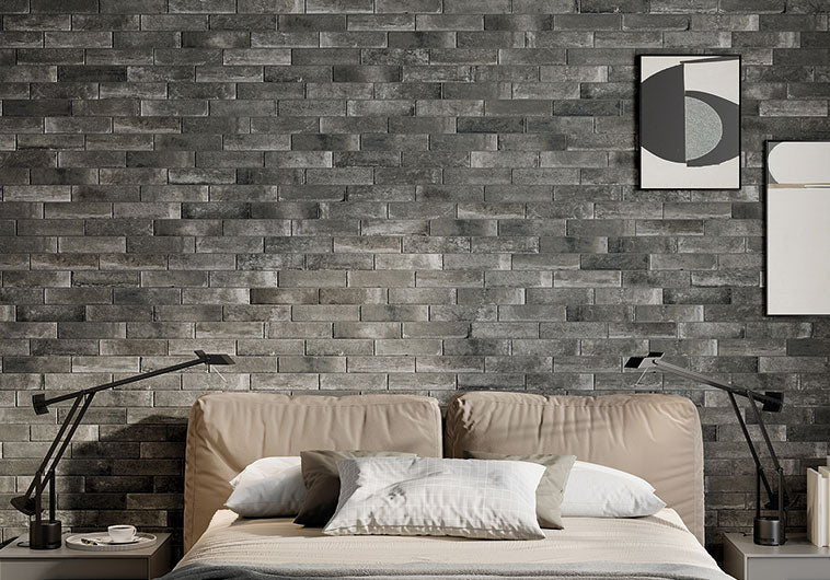 Bellagio - Pintado Collection - 2" x 10" Porcelain Subway Tile - Volcori wall installation