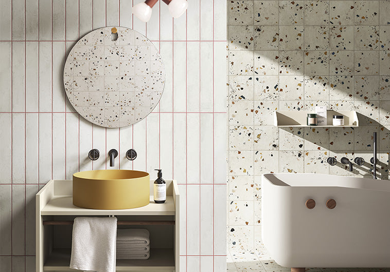 Bellagio - Evellon Collection - 3" x 16" Zellige Subway Tile - Whister wall installation