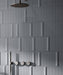Bellagio - Noelle Collection - 2" x 10" Ceramic Subway Tile - Jayden wall installation