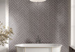 Bellagio - Reya Collection - 3" x 12" Porcelain Tile - Teja wall installation