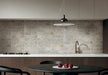 Bellagio - Calco Collection - 3" x 12" Porcelain Tile - Linzo wall installation