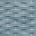 MSI - Convex  2 in. x 10 in. Ceramic Wall Tile - Acqua