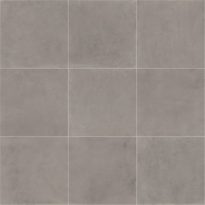 Daltile - Portfolio 24 in. x 24 in. Rectified Porcelain Tile - Ash Grey