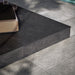 Daltile - Diplomacy 24 in. x 48 in. Porcelain Floor Tile - Dark Grey floor installation