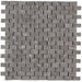 Daltile - Diplomacy - Porcelain Brick Mosaic - Medium Grey