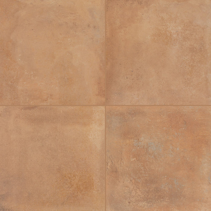 Daltile - Rekindle 24 in. x 24 in. Colorbody Porcelain Xterior Paver - Terracotta