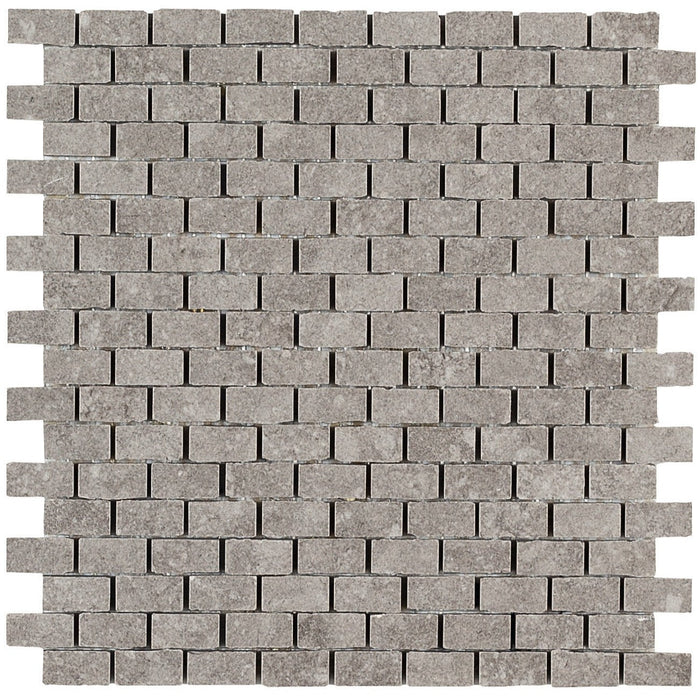 Daltile - Diplomacy - Porcelain Brick Mosaic - Light Grey