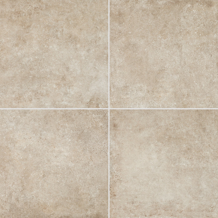 American Olean - Historic Limestone - 24" x 24" - Glazed Porcelain Tile - Native - Matte