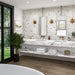 Daltile - Gamma - Natural Stone Balance XL Mosaic - Illusive wall installation