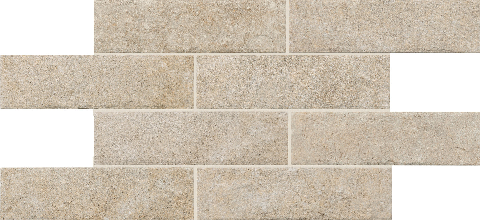 American Olean - Historic Limestone - 2" x 8" - Glazed Porcelain Tile - Native - Matte