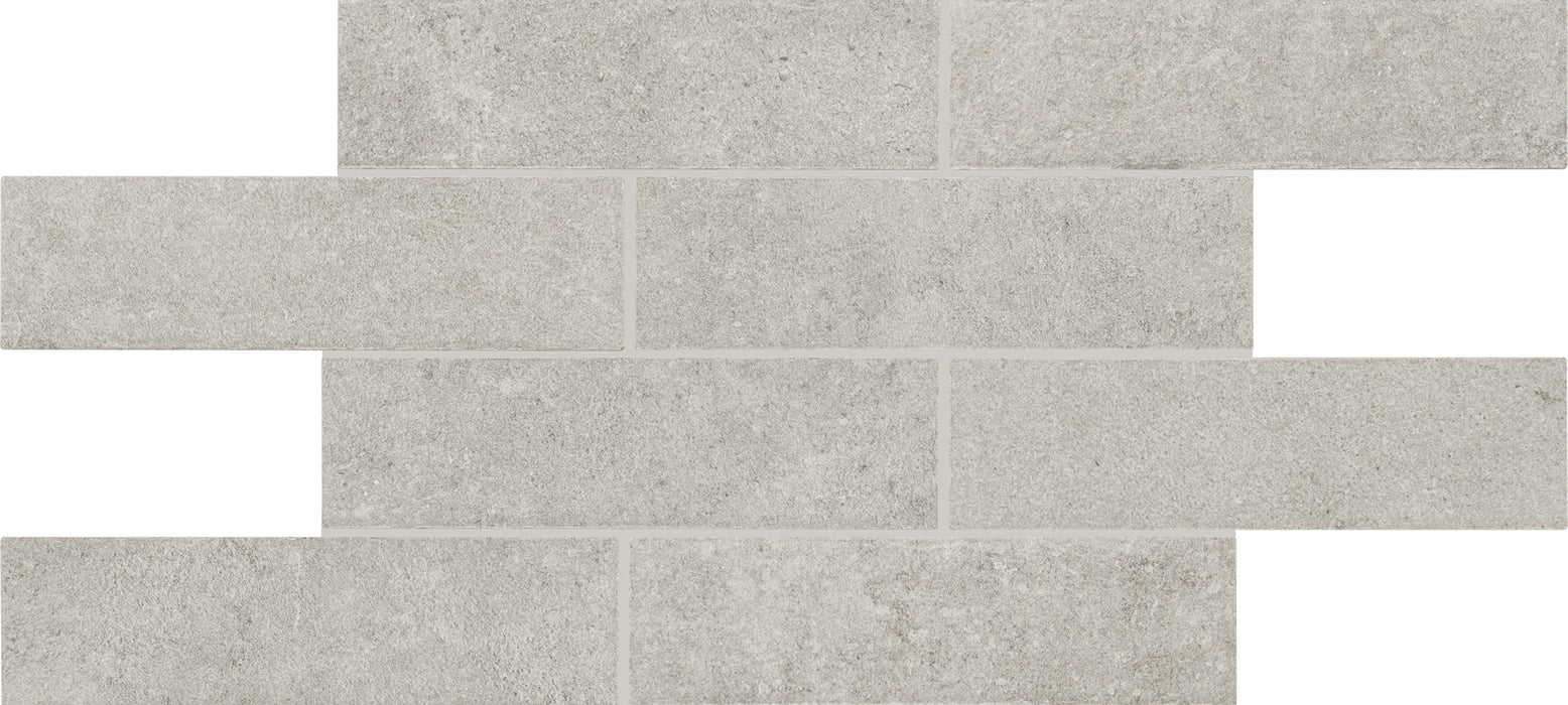 American Olean - Historic Limestone - 2" x 8" - Glazed Porcelain Tile - Lineage - Matte Installed