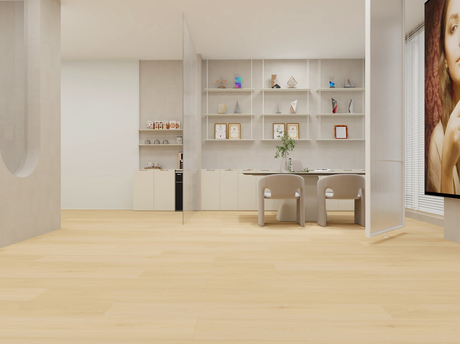 Create Flooring - Essentials Collection - 9 in. x 60 Laminate - Moondust Room Scene