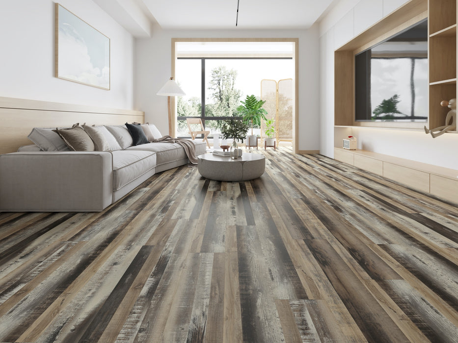 Create Flooring - Contour Collection 9 in. x 48 in. Glue Down Luxury Vinyl Plank - Signature Room