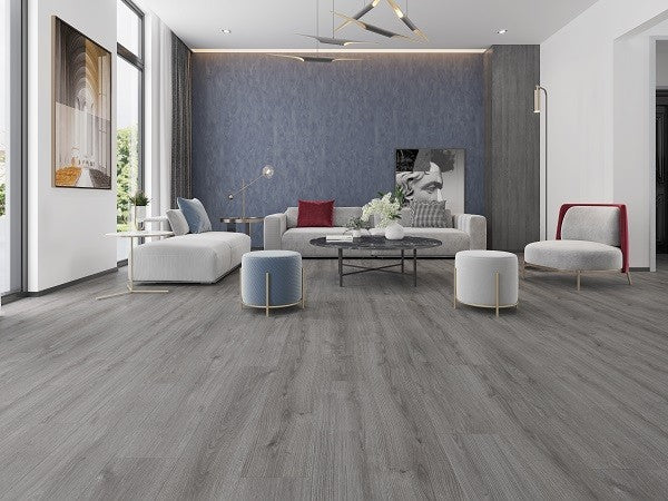 Create Flooring - Lofts Collection - 7.68 in. x Random Lengths Laminate - Peachtree Room Scene