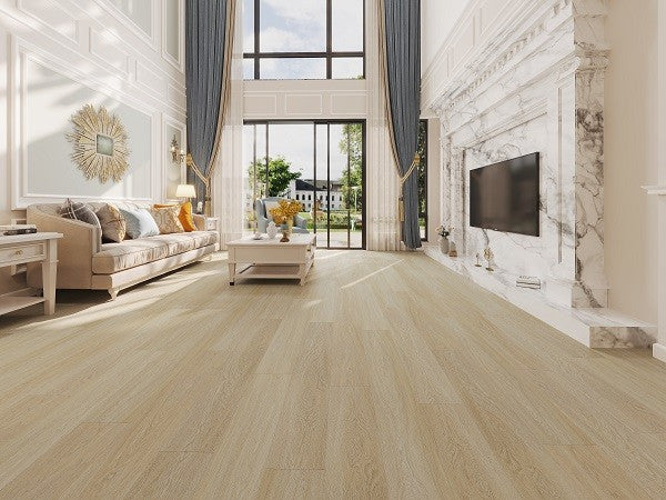 Create Flooring - Lofts Collection - 7.68 in. x Random Lengths Laminate - Rosslyn Room Scene