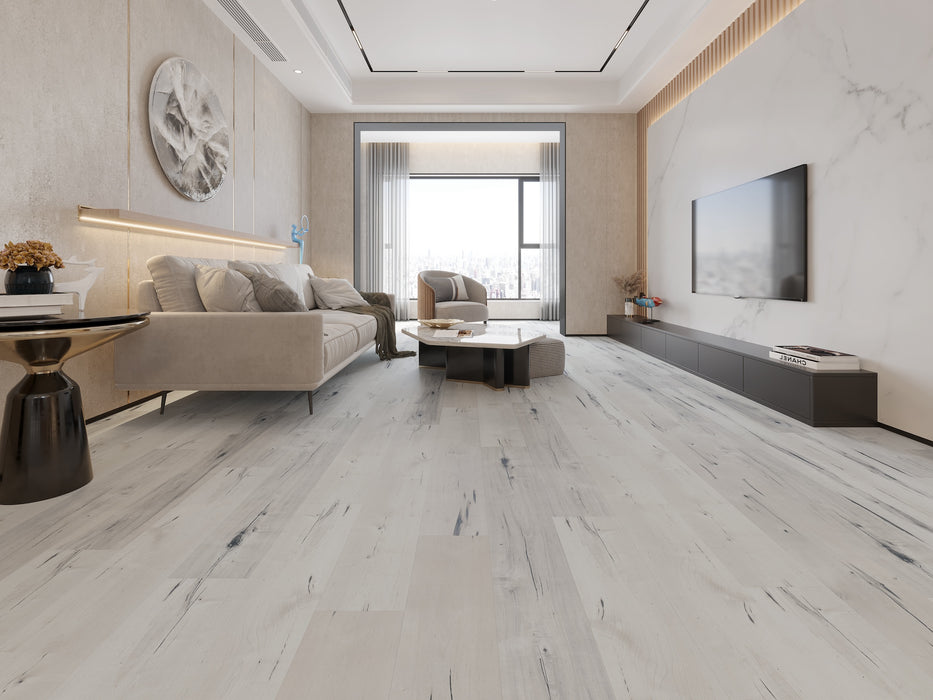 Create Flooring - Lofts Collection - 7.68 in. x Random Lengths Laminate - Rowan Room Scene