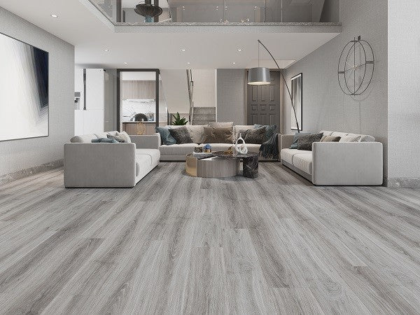 Create Flooring - Lofts Collection - 7.68 in. x Random Lengths Laminate - Saratoga Room Scene
