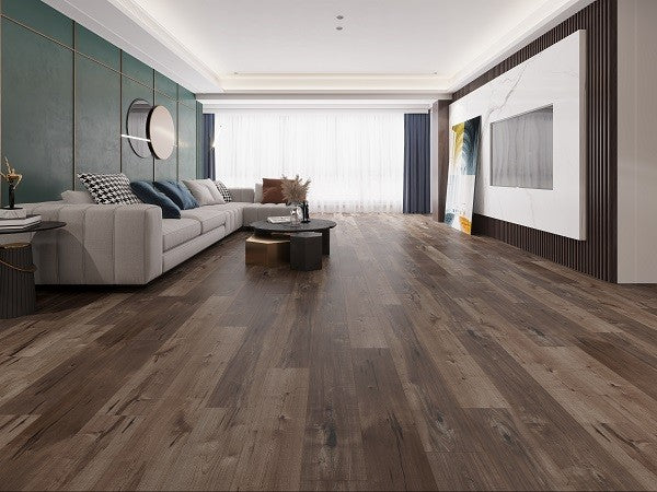 Create Flooring - Lofts Collection - 7.68 in. x Random Lengths Laminate - Sojourn Room Scene