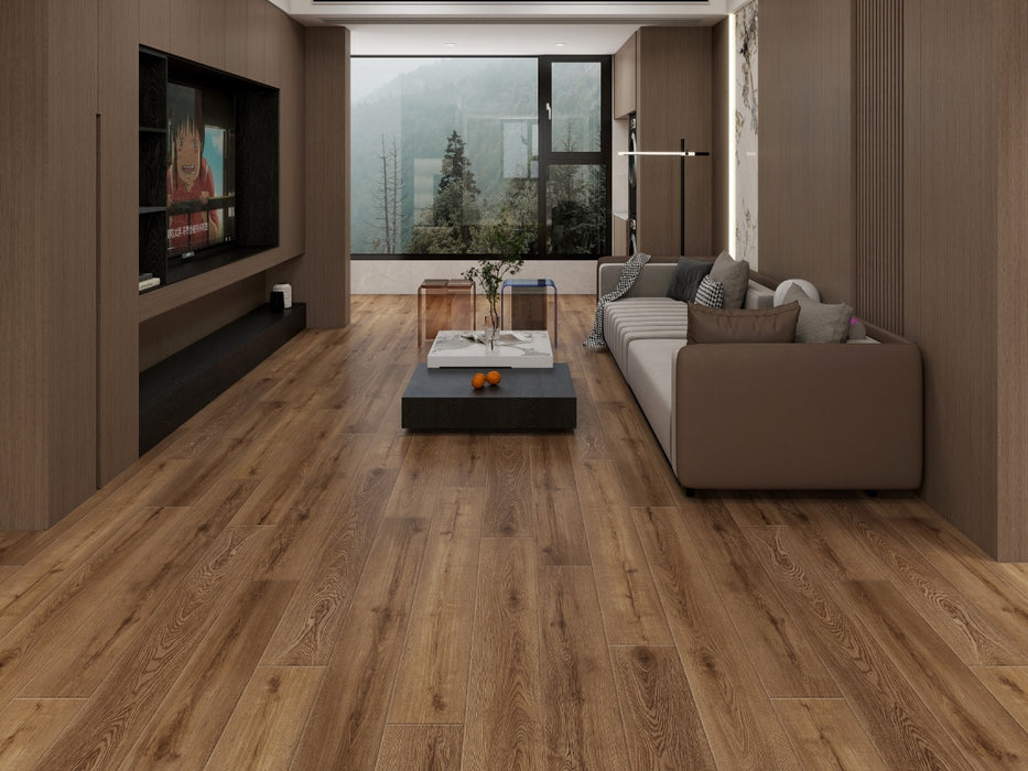 Create Flooring - Reserve Collection - 9 in. x 60 in. WPC Core Luxury Vinyl - Avalon Room Scene