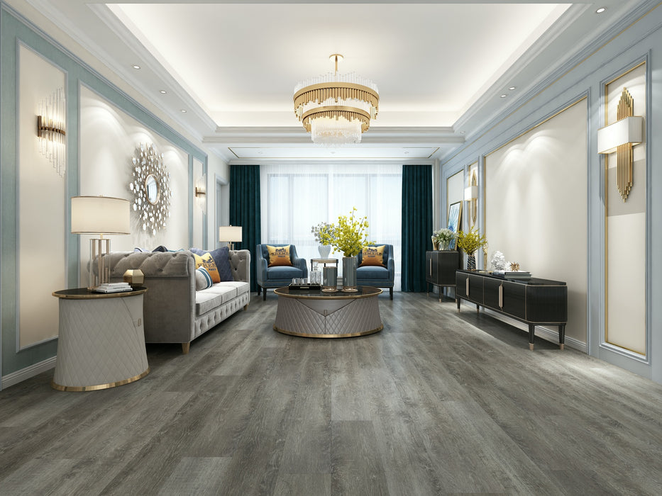 Create Flooring - Sparta Diamond - 9 in. x 72 in. WPC Core Luxury Vinyl - Beachwood Installed
