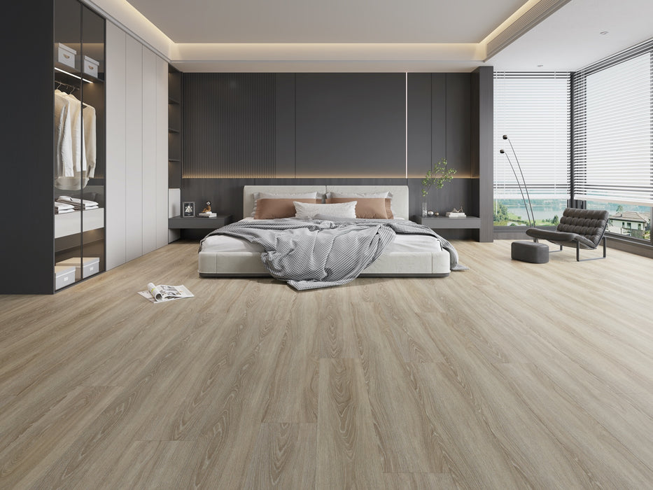Create Flooring - Sparta Diamond - 9 in. x 72 in. WPC Core Luxury Vinyl - Malibar Room Scene