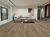 Create Flooring - Sparta Diamond - 9 in. x 72 in. WPC Core Luxury Vinyl - Smoked Timber Room Scene
