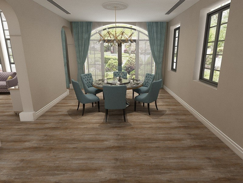 Create Flooring - Triumph Collection - 9 in. x 60 in. SPC Core Luxury Vinyl - Victory Room Scene