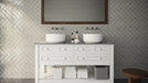Bellagio - Casatan Collection - 3" x 10" Ceramic Tile - Khabas wall installation