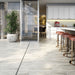 Arizona Tile - Aequa Series - 8" x 32" Porcelain Tile - Cirrus floor installation