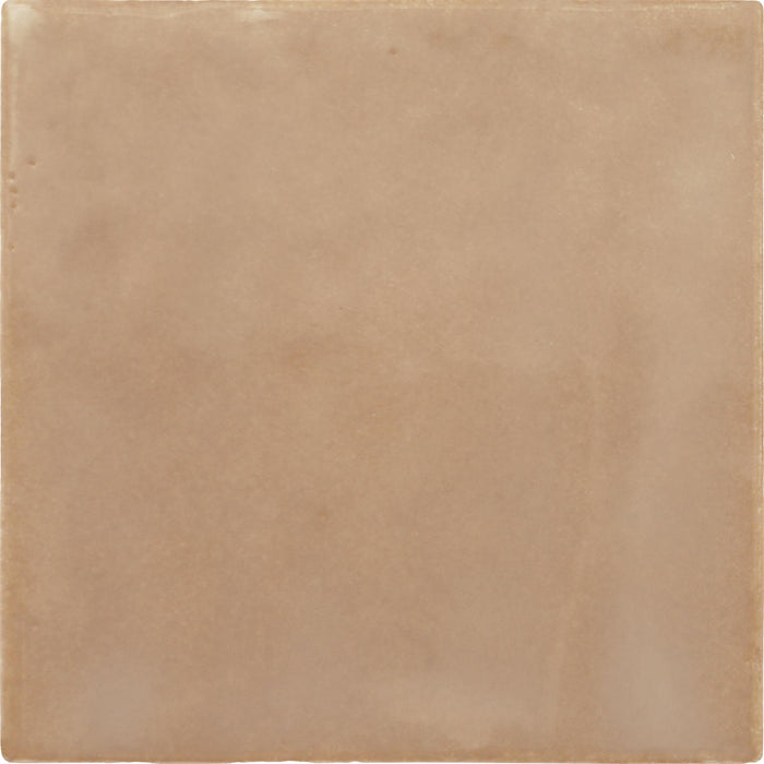 Daltile - Nu Bare - 4 in. x 4 in. - Glossy Ceramic Wall Tile - Caramel Single Tile