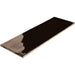 Daltile - Nu Bare - 4 in. x 12 in. - Glossy Ceramic Wall Tile - Ebony Angled View