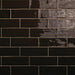 Daltile - Nu Bare - 4 in. x 12 in. - Glossy Ceramic Wall Tile - Ebony