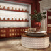 Daltile - Nu Bare - 4 in. x 12 in. - Glossy Ceramic Wall Tile - Powder Room Scene