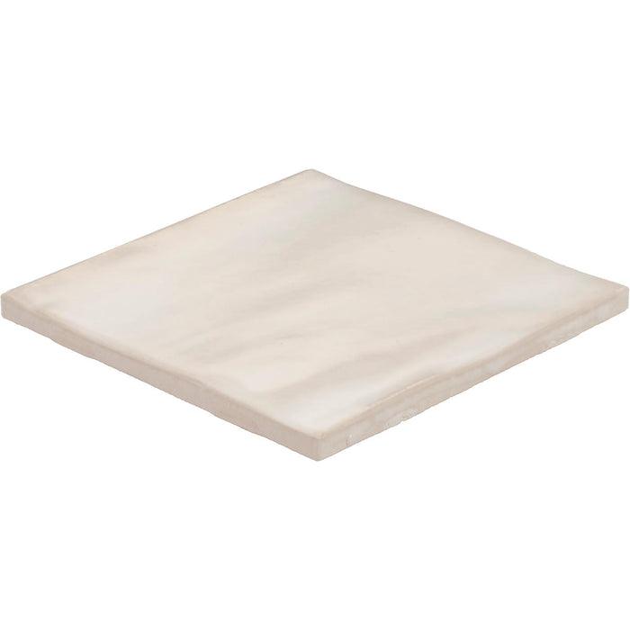 Daltile - Nu Bare - 4 in. x 4 in. - Glossy Ceramic Wall Tile - Bone Angle View