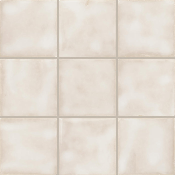 Daltile - Nu Bare - 4 in. x 4 in. - Glossy Ceramic Wall Tile - Bone
