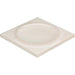 Daltile - Nu Bare - 4 in. x 4 in. Circle - Glossy Ceramic Wall Tile - Bone Side View