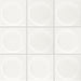 Daltile - Nu Bare - 4 in. x 4 in. Circle - Glossy Ceramic Wall Tile - Powder