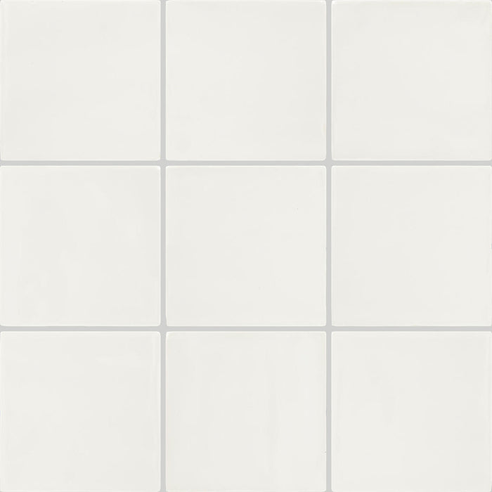 Daltile - Nu Bare - 4 in. x 4 in. - Glossy Ceramic Wall Tile - Powder