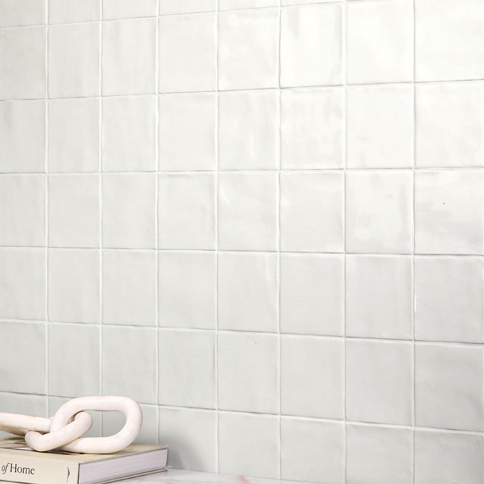 Daltile - Nu Bare - 4 in. x 4 in. - Glossy Ceramic Wall Tile - Powder Installed