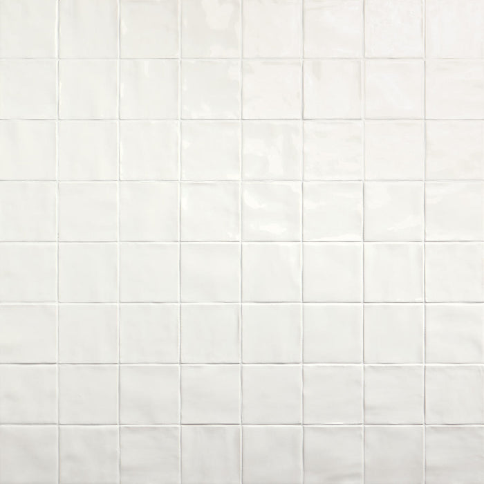 Daltile - Nu Bare - 4 in. x 4 in. - Glossy Ceramic Wall Tile - Powder