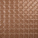 Daltile - Nu Bare - 4 in. x 4 in. Circle - Glossy Ceramic Wall Tile - Cocoa Installed