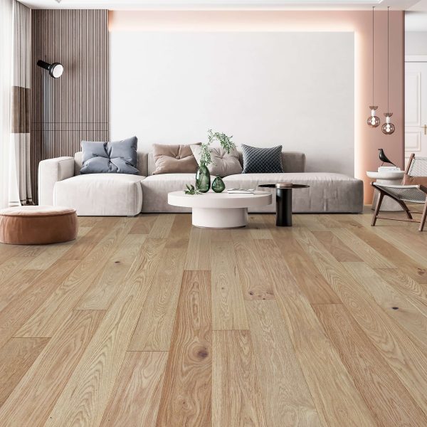 Echelon Flooring - Cascadia Collection - 5 in. x 71 1/4 in. Engineered Hardwood - Astoria Room Scene