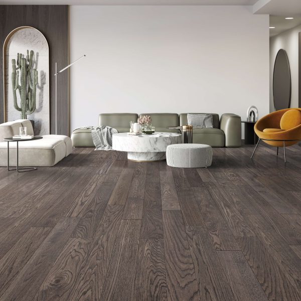 Echelon Flooring - Cascadia Collection - 5 in. x 71 1/4 in. Engineered Hardwood - Mt. Hood Room Scene