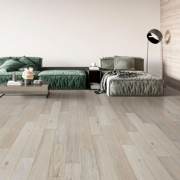 Echelon Flooring - Cascadia Collection - 5 in. x 71 1/4 in. Engineered Hardwood - Victoria Room Scene