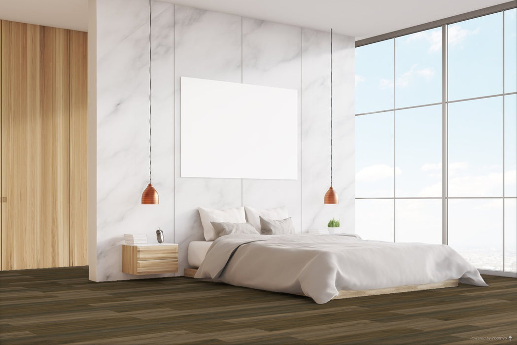 Echelon Flooring - Ultra Collection - 9 in. x 60 in. WPC Luxury Vinyl - Petrified Room SCene