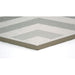 Emser Tile - Bauhaus - 9 in. x 11 in. Hex Porcelain Tile - Arrow Close View