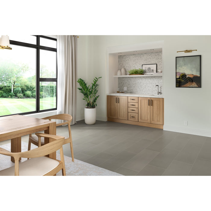 Emser Tile - Bauhaus - 9 in. x 11 in. Hex Porcelain Tile - Floral Bar Install
