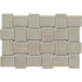 Emser Tile - Hanami - 9 in. x 13 in. Porcelain Mosaic Tile - Fawn