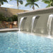 Emser Tile - Hanami - 9 in. x 13 in. Porcelain Mosaic Tile - Olive Pool Install
